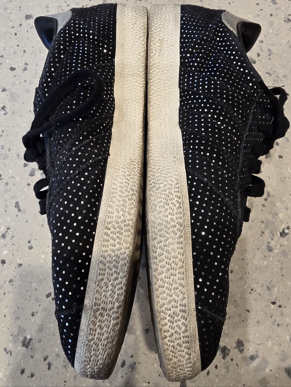 Adidas Gazelle Black Studded Sneakers Women’s Size 8 Casual Street Style - Picture 4 of 8